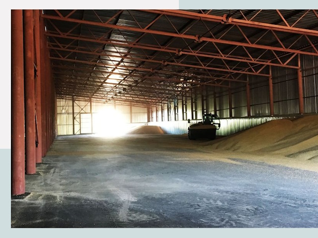 Строительство зернохранилищ в Алапаевске