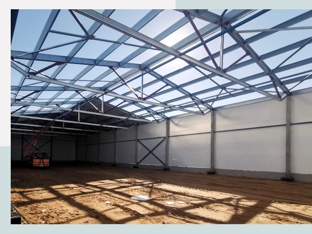 Строительство сенохранилищ в Алапаевске