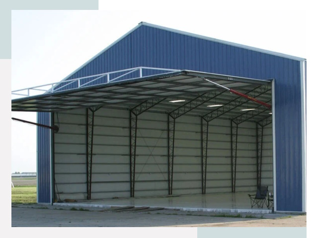 Прямо стенные ангары в Алапаевске