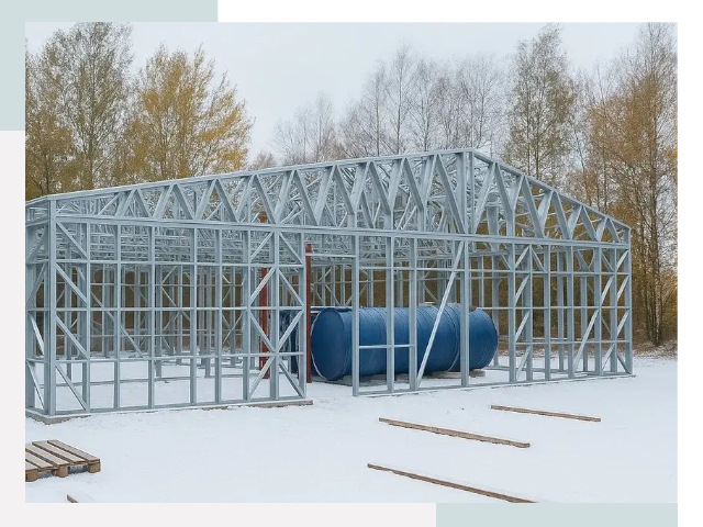 Металлические ангары в Алапаевске