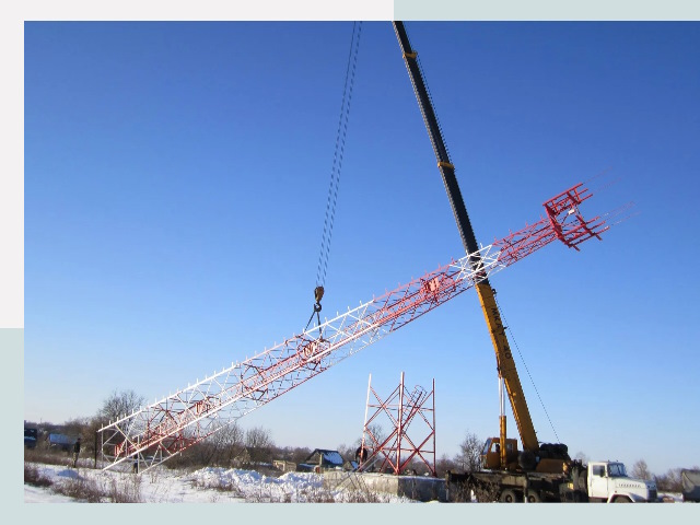 Строительство башен связи в Алапаевске от 642 руб.