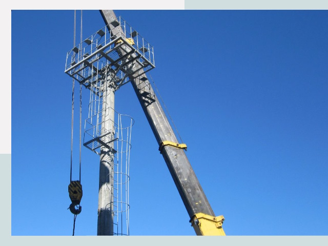 Монтаж осветительных мачт в Алапаевск от 642 руб.