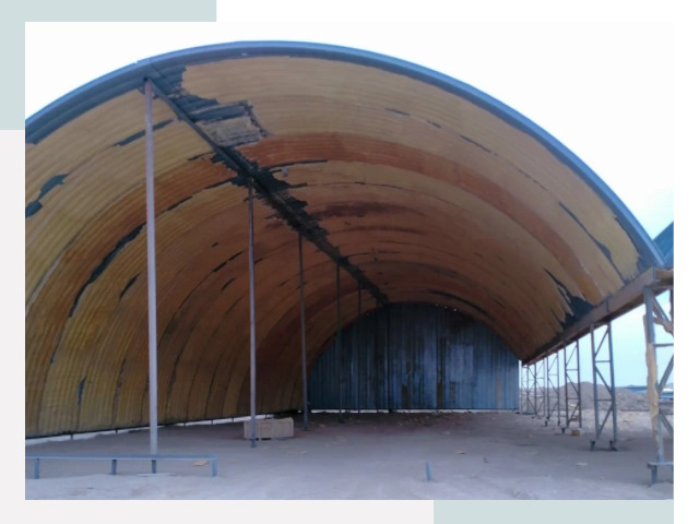 Реконструкция ангаров в Алапаевске