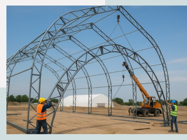 Монтаж ангаров в Алапаевске от 642 руб. - Надежно и быстро